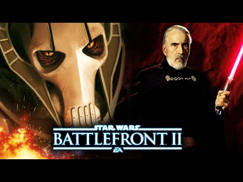 Star Wars Battlefront 2 INTENSE Count Dooku gameplay on Kessel! READ DESCRIPTION!