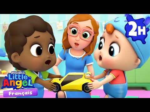 Être gentil et partager avec les amis | Comptines pour les tout-petits | Little World Français