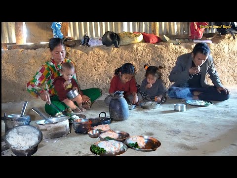 Authentic Nepali Village Food | Simple Cooking Loved by the Whole Family