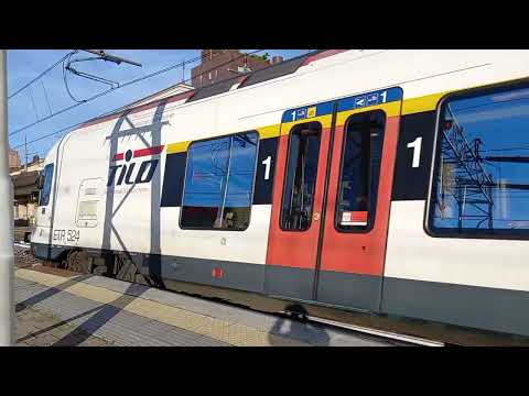 Treno a Monza Etr 524 108 Tilo Regio Express 25507 da Lugano a Milano Centrale