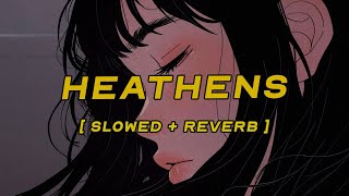 Download lagu twenty one pilots - heathens [ slowed   reverb ] (lyrics) mp3