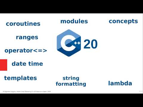 Introduction to mastering C++20 features