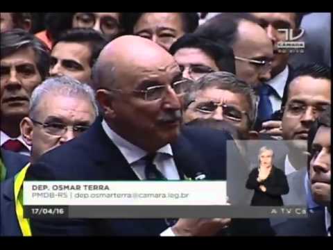 VOTO SIM PELO IMPEACHMENT (Deputado Osmar Terra)- 17 de abril de 2016