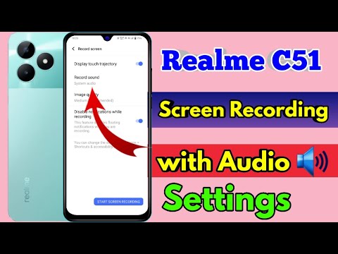 how to screen recording in realme c51, realme c51 screen recording with sound