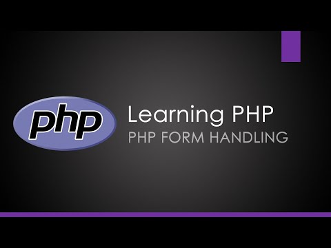 Learning PHP - Form Handling