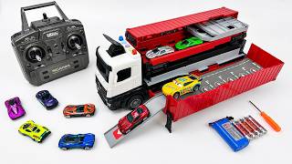 Download lagu Lihat Koleksi Truk Besar dan Pesawat Mainan | Unboxing Mobil Remote Control mp3