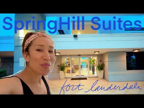 Hotel Tour of Marriott SpringHill Suites Fort Lauderdale Port Hotel | May 2024