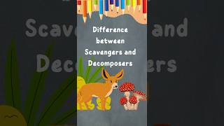 Scavengers and decomposers #education #science #environment #animals #microorganisms #study #biology