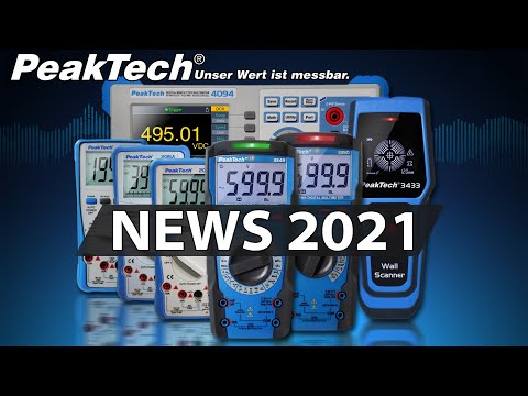 PeakTech Produktneuheiten 2021 / Product News 2021