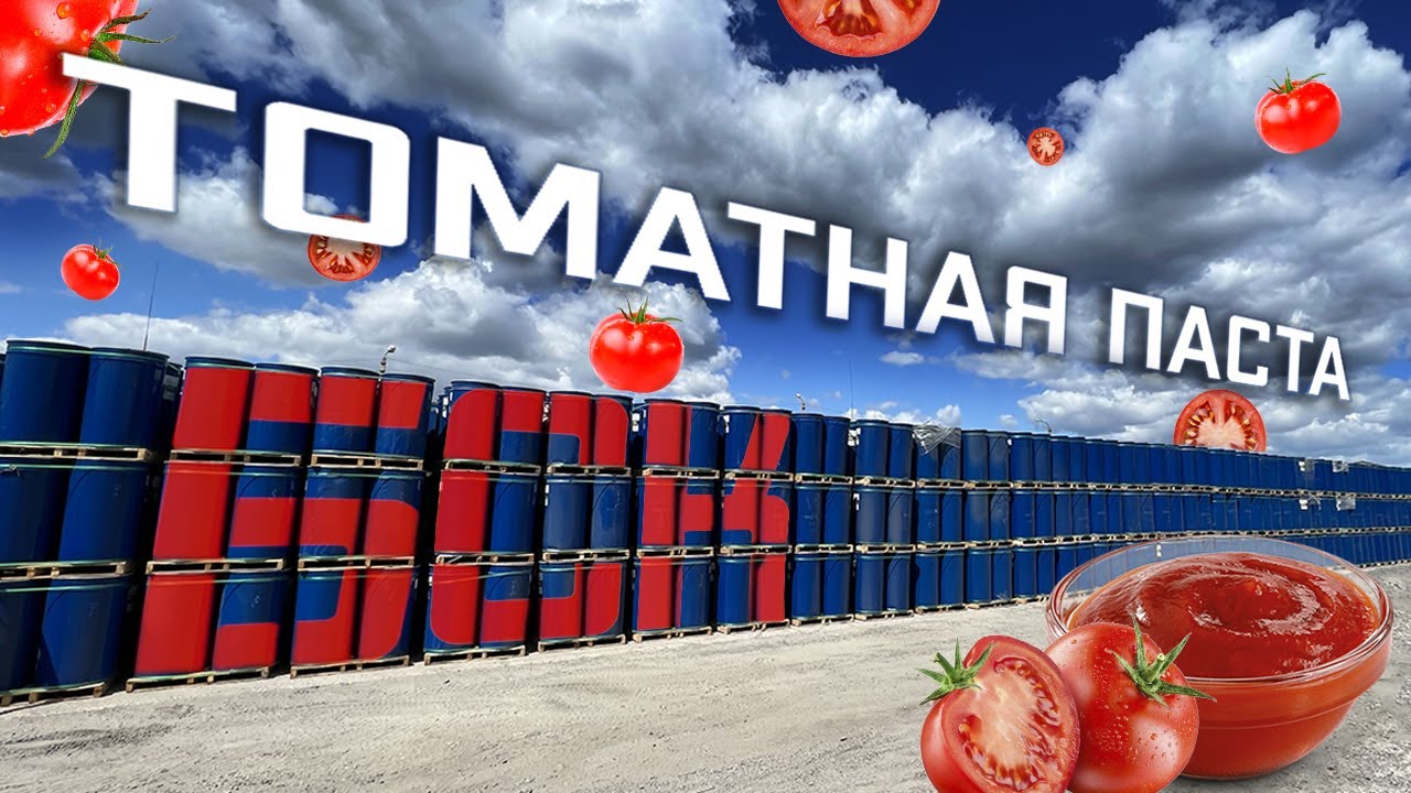 Томатная паста сорта ЭКСТРА из КИТАЯ оптом. Выгрузка на склад БСК. Производство пасты в бочках.