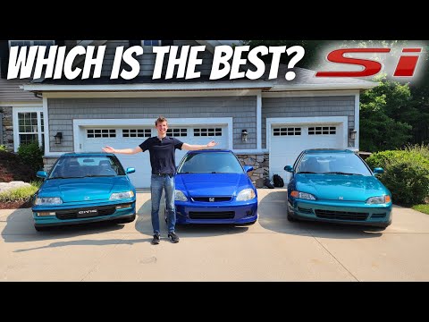 We Drove The 3 Golden Era Honda Civic SIs!