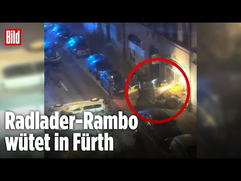 Fürth: Radlader-Dieb verwüstet Innenstadt und plündert Juwelier