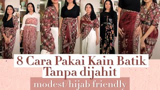Download lagu 8 Ways to Wear Batik Cloth as a Hijab-Friendly or Modest Skirt/Dress/Top (Tutorial) | Indonesia mp3 Download lagu 8 Ways to Wear Batik Cloth as a Hijab-Friendly or Modest Skirt/Dress/Top (Tutorial) | Indonesia mp3