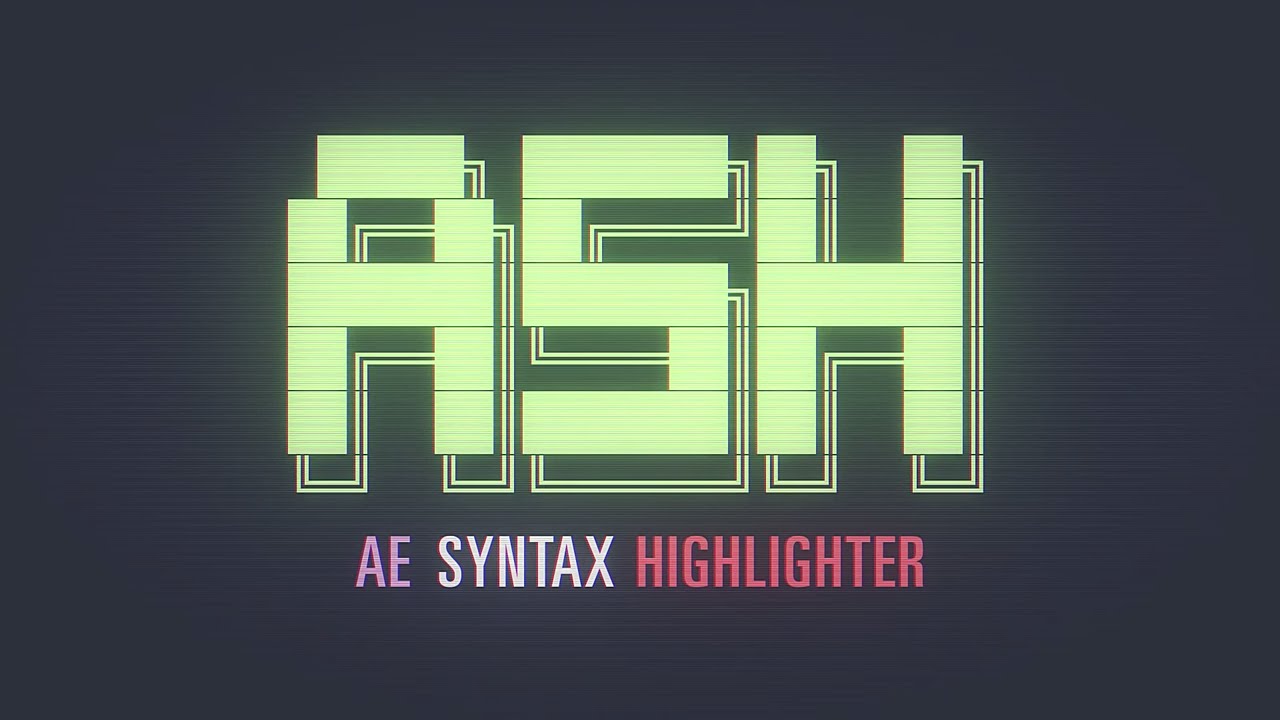 ASH - Syntax Highlighter Promo