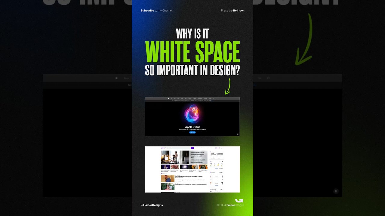 How to use white space in design? | What is white space | 20 Strategies to create a nice website