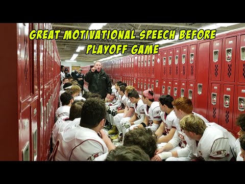 Great Motivational Speech Before Playoff Game
