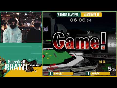 Unruly (Falco) Vs. Amrak (Fox)  - Winners Quarters - Brewhall Brawl #11 (Vancouver Local)