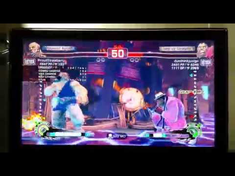 GreenBoxer (Balrog) vs ProudStrawberry (Gouken) USF4 Ranked Match