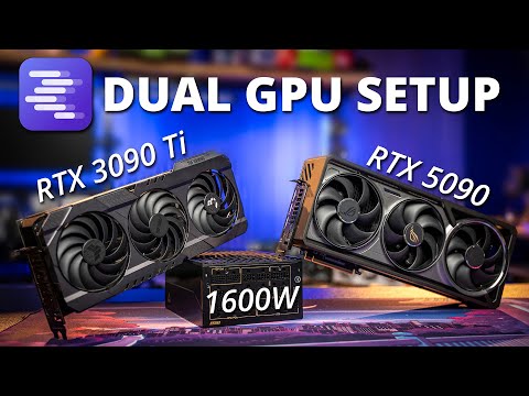 Two GPUs in One Machine?! RTX 5090 Dual GPU Set Up