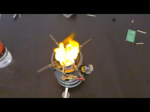 Unboxing and first try BRS-12A portable outdoor camp stove from AliExpress