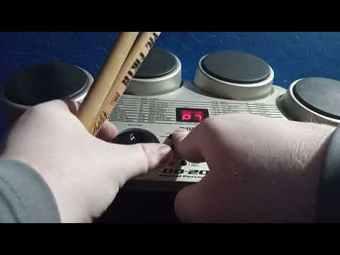 2003 Yamaha DD-20C Portable Digital Drum Kit Electronic Drum Set Practice Pads image 5