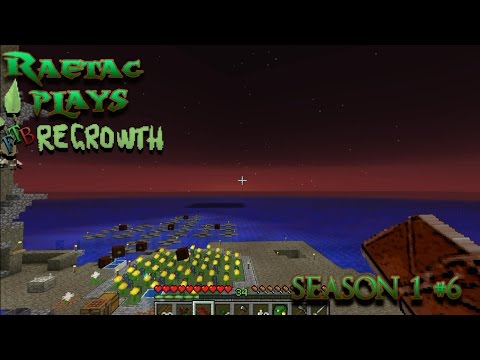 Raetac Plays FTB Minecraft Regrowth Pack Season 1 Episode 6 Diving with Mana