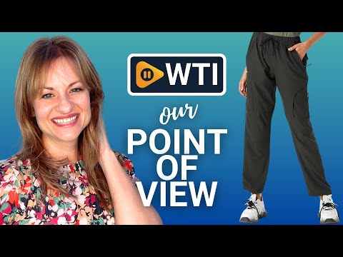 GymBrave Women's Hiking Cargo Pants Quick Dry Outdoor Camping Capris Water Resistant UPF 50 with Zipper Pockets Medium Long-stone Blue - WTI product video review