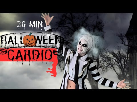 20 MIN Halloween HIIT Workout - Full Body Cardio, No Equipment, No Repeat