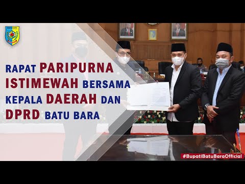 Bupati Batu Bara Sampaikan LKPD APBD 2020