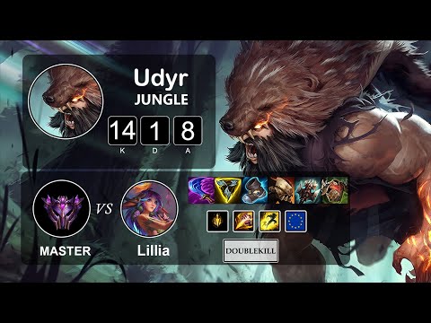 Jungle Udyr vs Lillia - LOL EUW Master Season 11 Patch 11.24