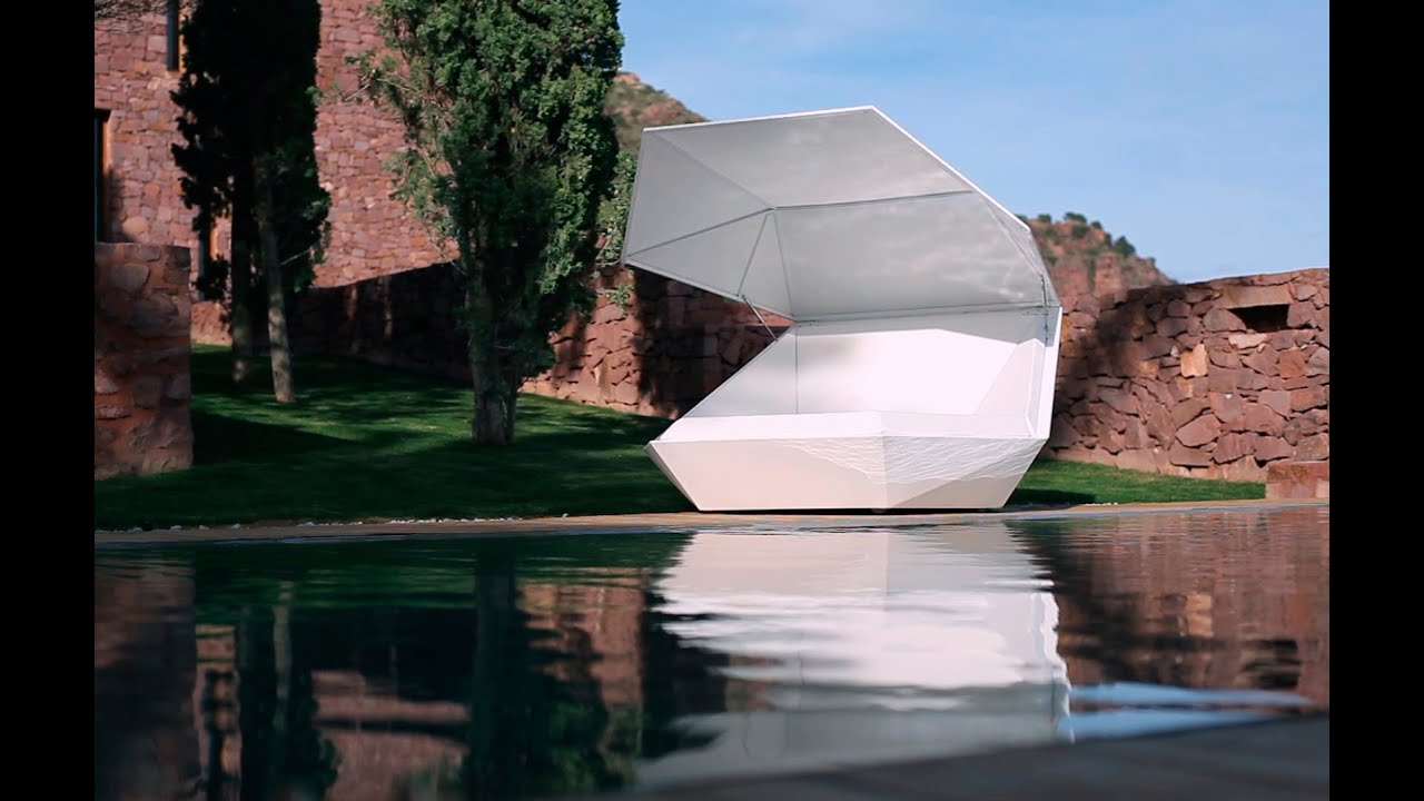 FAZ Daybed + Parasol (White) video thumbnail