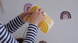 How to apply Happy Decs rainbows