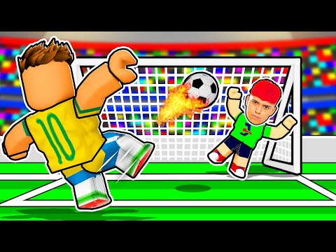 VIDA DE GOLEIRO POR 1 DIA NO FUTEBOL DO ROBLOX!!