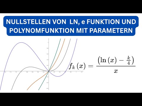 Nullstellen Funktionsschar | Nullstellen berechnen von Funktionen mit Parameter, Funktionsschar