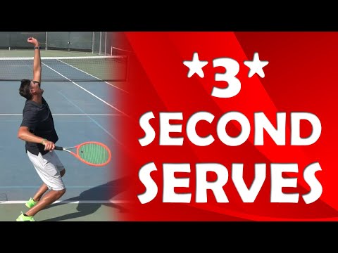 3 Types Of Second Serves | SECOND SERVES