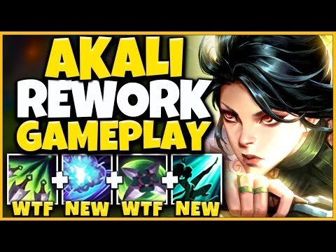 FIRST EVER 2020 AKALI REWORK GAMEPLAY (TARGETED ULT + SHROUD CHANGES) - League of Legends
