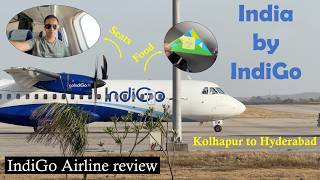 Kolhapur Airport badal gaya! Indigo's cute flight review to Hyderabad ✈️