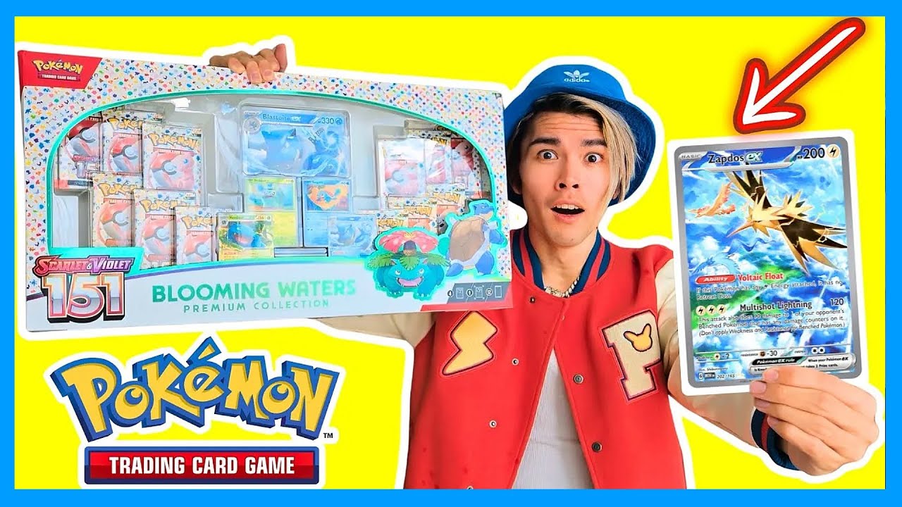 UNBOXING 151 POKEMON CARDS – INSANE PULLS FROM BLOOMING WATERS!