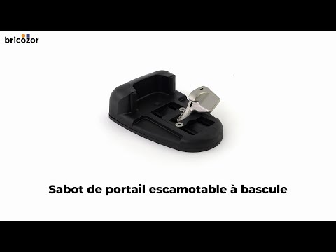 Sabot de portail escamotable à bascule BOURGEOIS FRERES