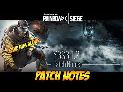 Rainbow Six Siege PATCH NOTES Y3S3.1.2