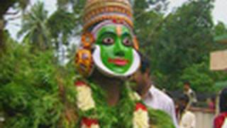 Kummattikali during Onam 