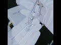 Diamond Cross Necklace + 4mm Tennis Chain