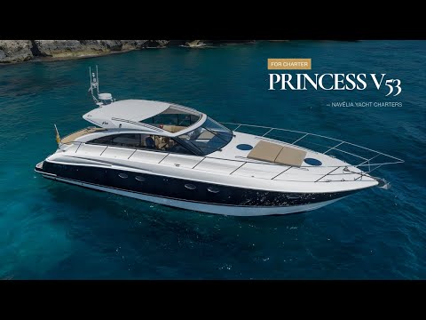PRINCESS V53 Day Yacht Charter | Navélia Yacht Charters French Riviera