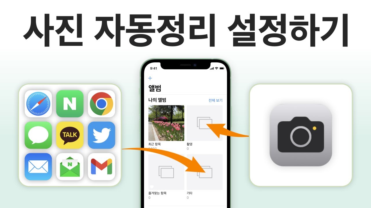 아이폰 사진 자동분류 설정하는 방법 / 자동화 단축어 활용 / 사진 정리