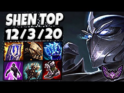 Shen TOP vs Fiora [ OTP ] Lol Korea Master Patch 25.8 ✅
