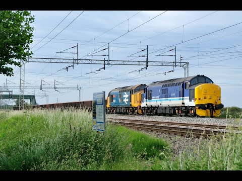 37425 + 37402 6K05 Carlisle NY to Crewe Basford Hall SSM at Coppenhall 15/06/2021