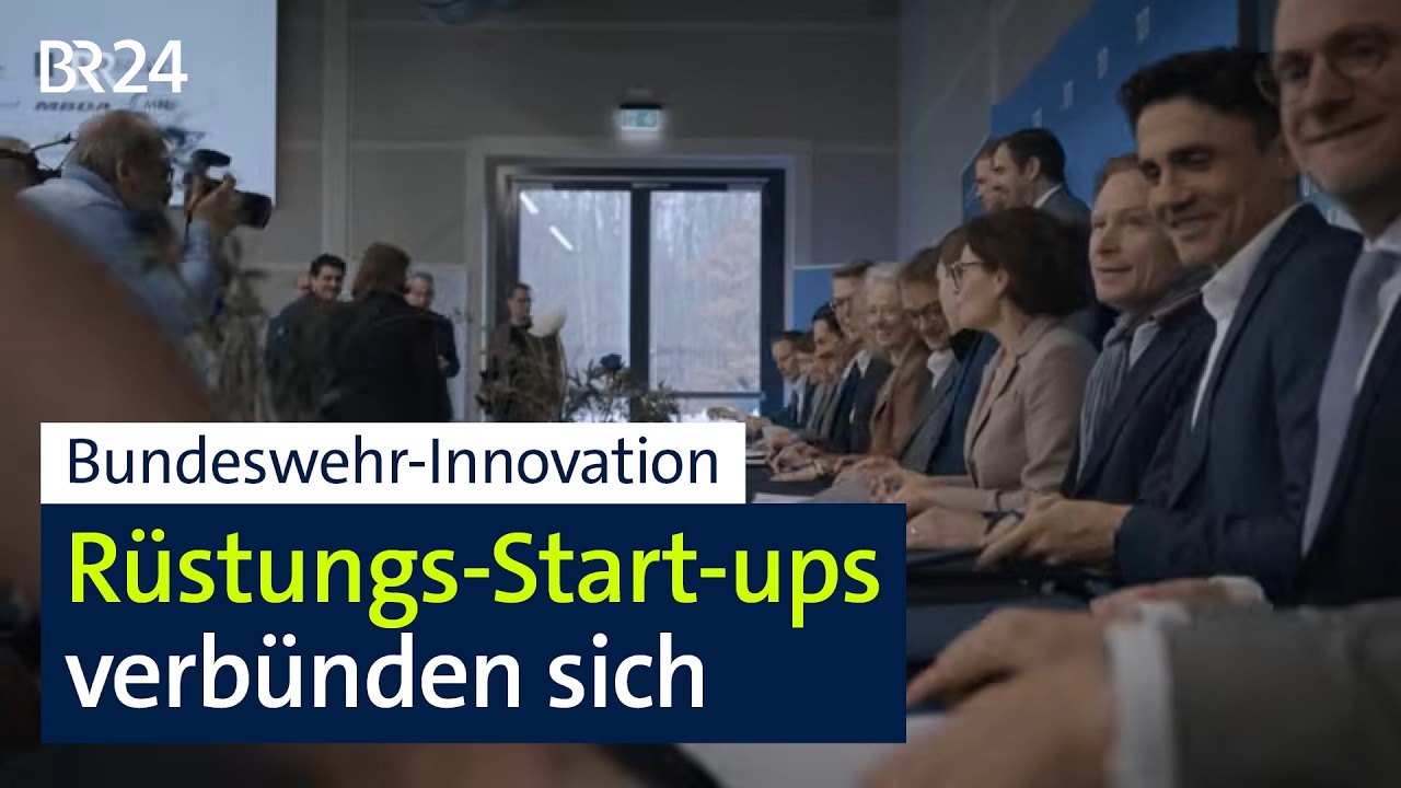 Netzwerk zur besseren Vernetzung in Rüstungsfragen gegründet | mehr/wert | BR24