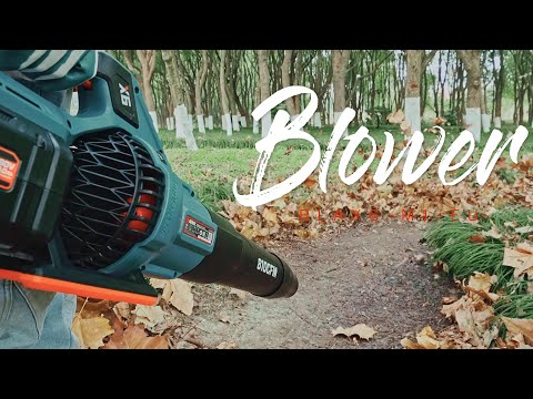 The SENIX X6 blower with max air volume and powerful wind speed