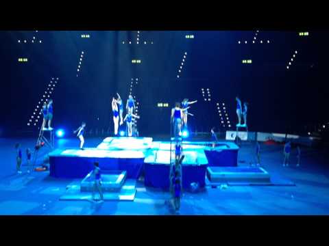 Trampolin GymRock - Hauptprobe