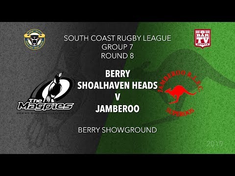 2019 Group 7 RL Round 8 - Berry Shoalhaven Heads Magpies v Jamberoo Superoos